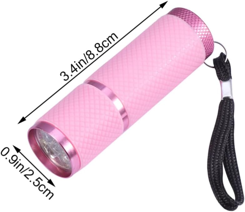 Angoily 9 Linterna UV LED Linterna de luz negra portátil Lámpara UV Detector de luz negra Bolsillo Varita UV Linterna UV Linterna UV Pluma Luz