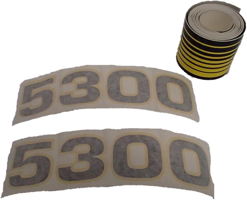 R4297 Se adapta a John Deere se adapta a JD Tractor Hood Only Decal Set 5300