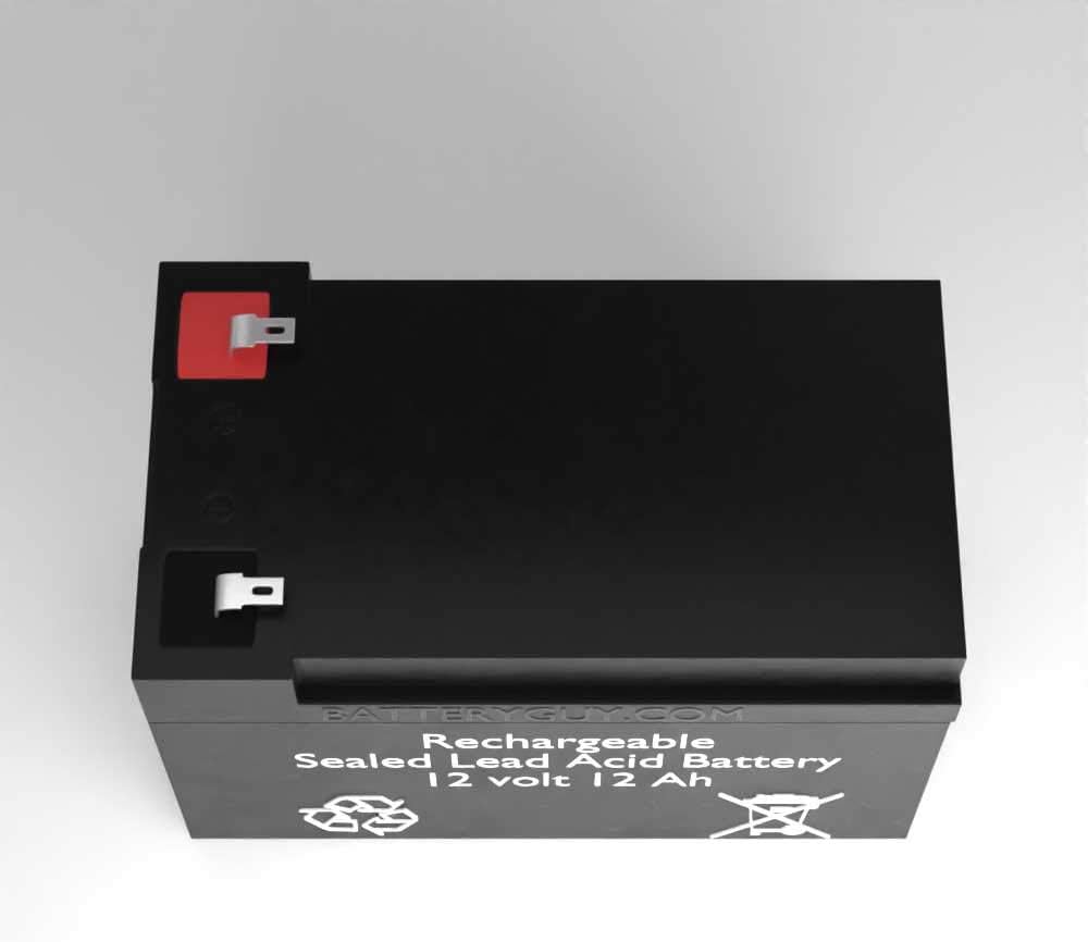 BatteryGuy Go-Go Go – Batería de repuesto para silla Go, 12 V, 12 Ah, equivalente a la marca (recargable), 2 unidades