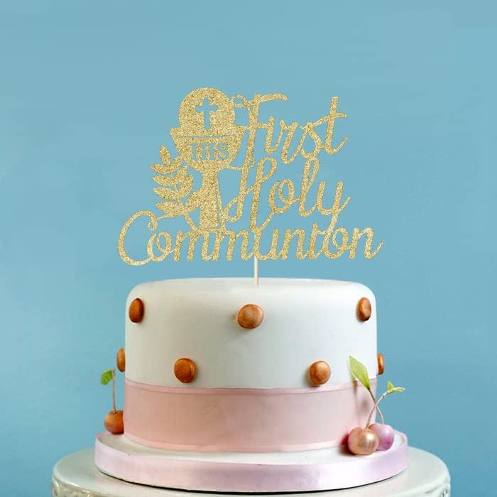Decoración para tartas de primera comunión, adecuada para Ramadán, bautismo, bautismo religioso, baby shower, cumpleaños de niños, Dios bendiga,