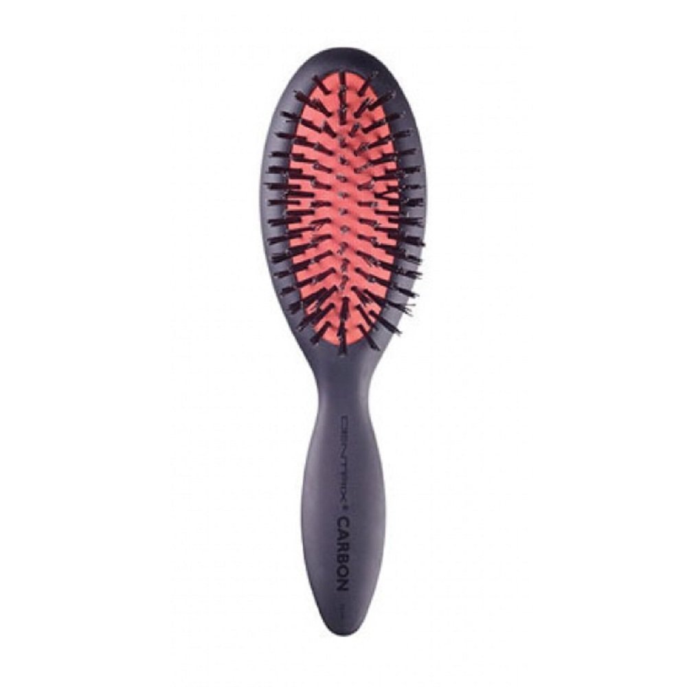 Cricket Centrix – Cepillo de pelo pequeño de carbono para peinar, desenredar, secar con soplado y peinar todo tipo de cabello, antiestático, alto