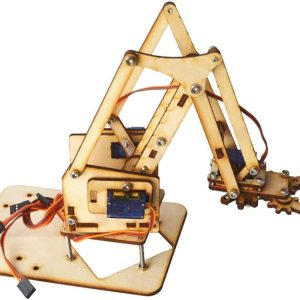 FTVOGUE Kit de brazo de robot, 4 DOF DIY brazo de robot de madera sg90 servo para Raspberry Pi SNAM1500 FTVOGUE Kit de brazo de robot, 4 DOF DIY brazo de robot de madera sg90 servo para Raspberry Pi SNAM1500