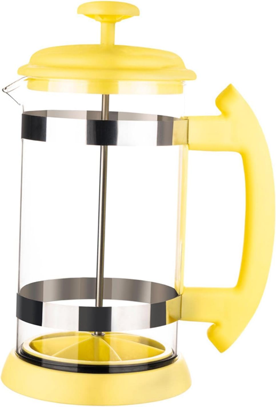 Cafetera de prensa francesa de 34 onzas, prensa de café de acero inoxidable, cafetera de vidrio de borosilicato resistente para acampar y viajes,