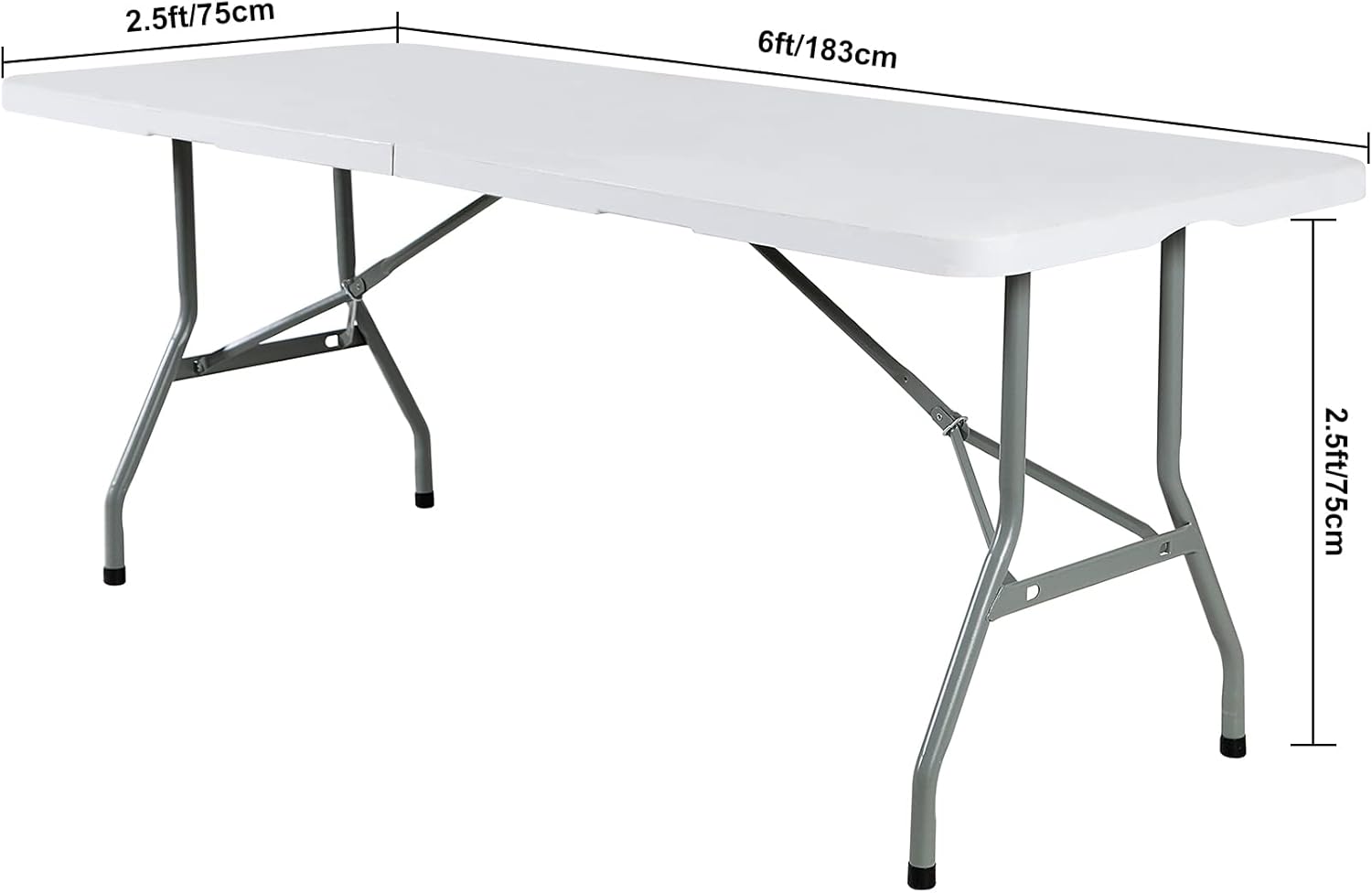 Paquete de 2 fundas de mesa impermeables de elastano de 6 pies, elastano impermeable de 6 pies para fiestas, bodas, banquetes y eventos (fucsia)