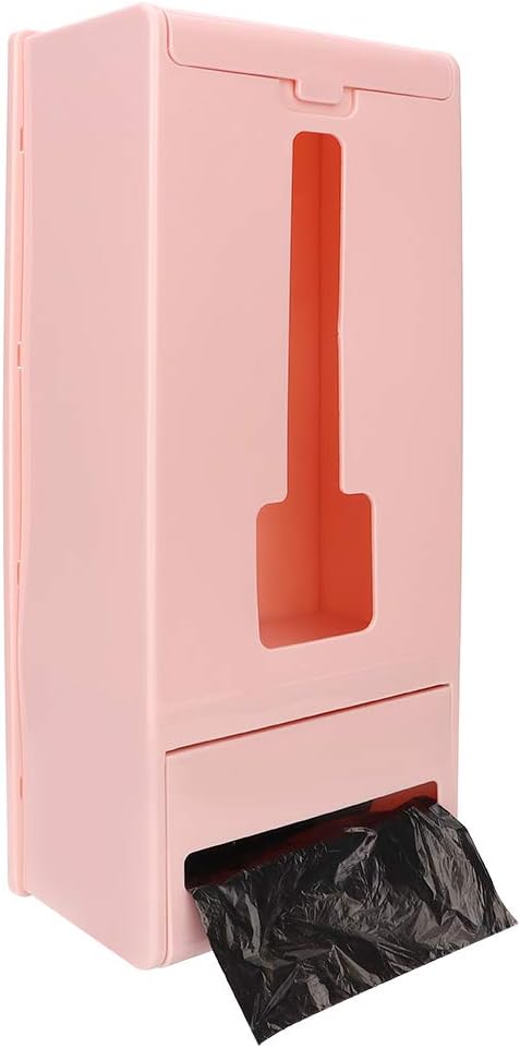 Fydun Dispensador de bolsas de plástico montado en la pared, bolsas Tr de basura, soporte para caja de almacenamiento para accesorios de cocina y