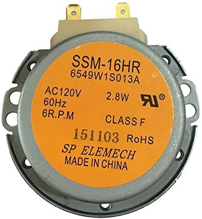 Motor síncrono de la placa giratoria del horno de microondas 6549W1S013K