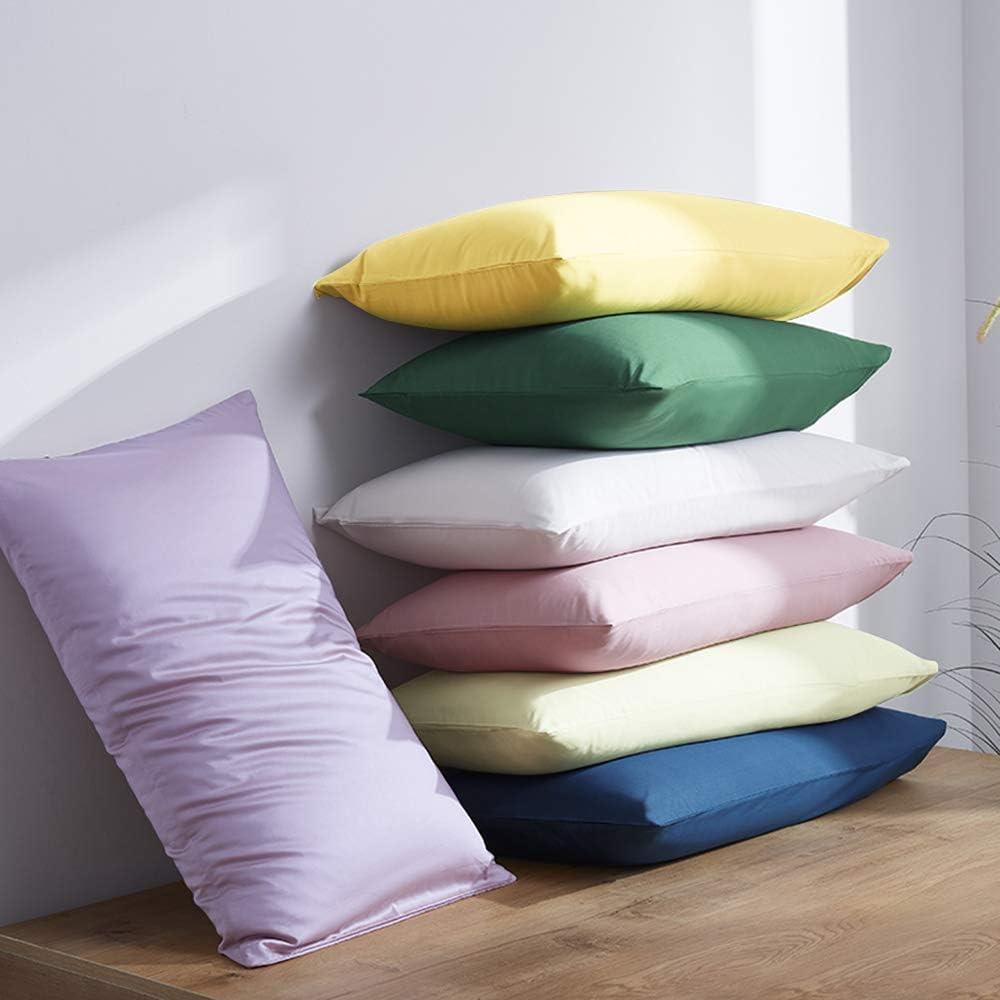 NTBAY funda de almohada de algodón, muy suave y transpirable con cierre de sobre