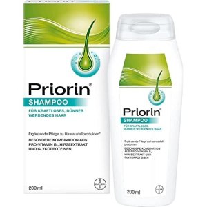 Bayer Priorin Champú Champú para la caída del cabello Cabello seco y normal 6.8 fl oz6.8oz Bayer Priorin Champú Champú para la caída del cabello Cabello seco y normal 6.8 fl oz6.8oz