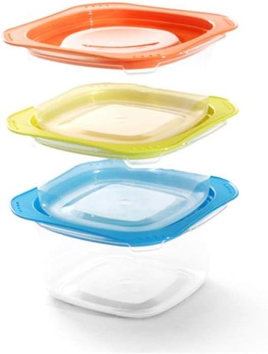 Lock Star Juego de 8 recipientes de alimentos, recipientes para preparación de comidas, contenedores de almacenamiento de alimentos, fiambreras sin
