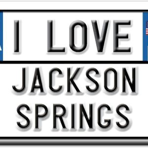 JACKSON SPRINGS IMÁN DE FRIGORÍFICO DEL NORTE CAROLINA (NC) IMANES USA SOUVENIR I LOVE GIFT (Var. TARGA) JACKSON SPRINGS IMÁN DE FRIGORÍFICO DEL NORTE CAROLINA (NC) IMANES USA SOUVENIR I LOVE GIFT (Var. TARGA)