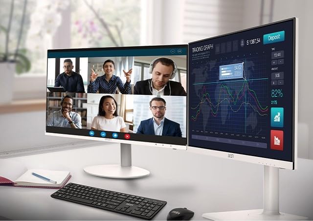 MSI Escritorio para computadora todo en uno, pantalla FHD IPS de 23.8″, memoria de 32 GB, SSD de 2 TB, procesador Intel Core de cuatro núcleos hasta