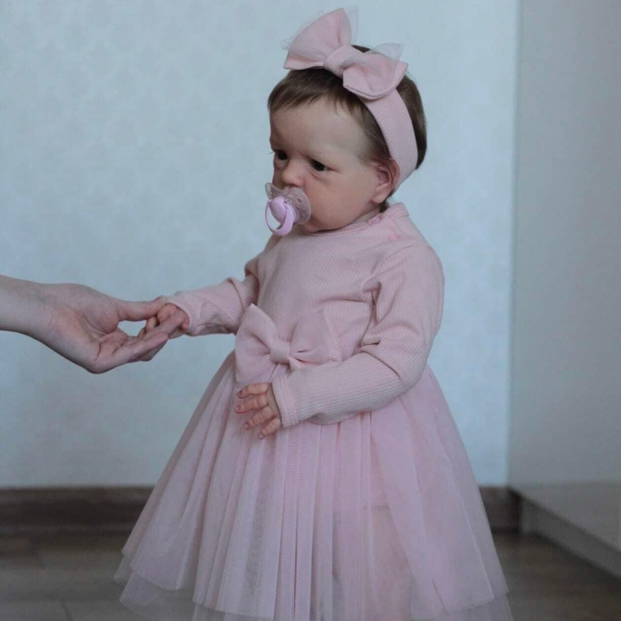 cosheng Reborn Toddler Girl – Muñecas de bebé realistas de 24 pulgadas, muñeca Reborn de silicona suave con venas realistas para niños a partir de 3