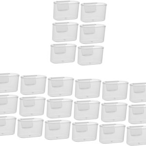 Hemoton Caja de almacenamiento para puerta lateral de refrigerador, 24 unidades, mini refrigerador, mini refrigerador, estante de repuesto para Hemoton Caja de almacenamiento para puerta lateral de refrigerador, 24 unidades, mini refrigerador, mini refrigerador, estante de repuesto para