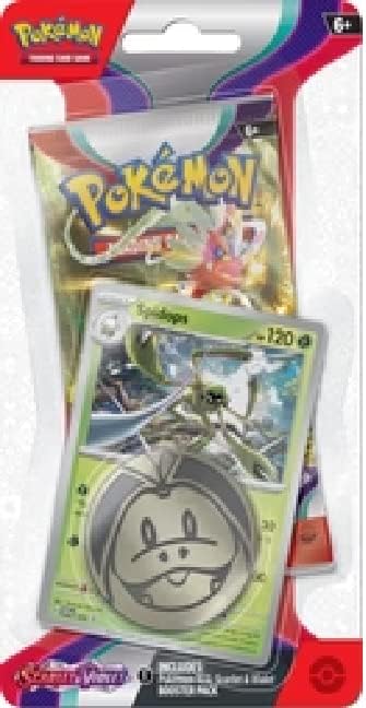 Pokemon Ampolla Checklane escarlata y violeta (arañas)