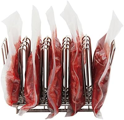 Lipavi Sous Vide anaquel, modelo L20, acero inoxidable, 13.2 x 9.8 pulgadas, altura 6.6 pulgadas, M, Acero inoxidable