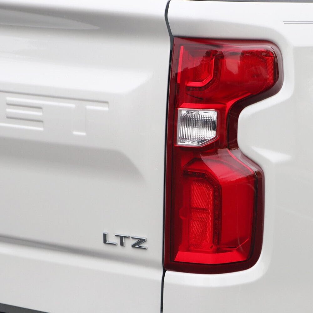 1 calcomanía de repuesto para portón trasero LTZ de gran tamaño para Chevy 2019-2021 Silverado 1500 Z71 4×4 (negro brillante)
