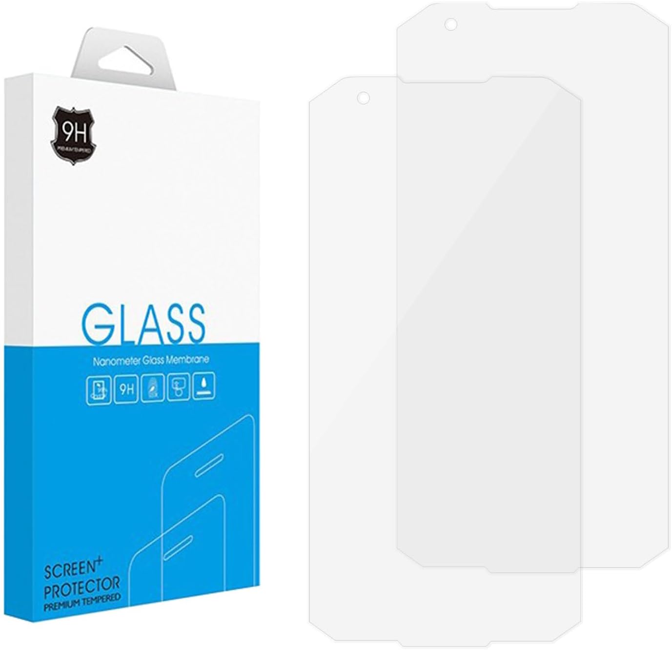 Ailiber Protector de pantalla para Kyocera DuraForce Pro 3 2 unidades, protector de pantalla DuraForce Pro3 de vidrio templado, antiarañazos,