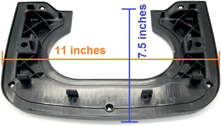 Almohadilla de repuesto para portavasos de consola central compatible con Ford F-150 1997-2003 (gris medio)