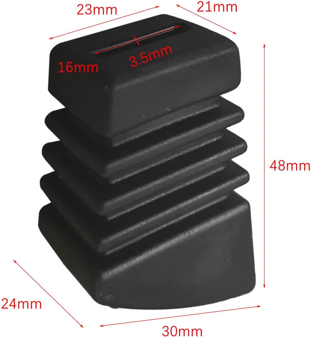 TUOREN Paquete de 3 protectores de patas de goma para piezas de percusión (pequeño – C)