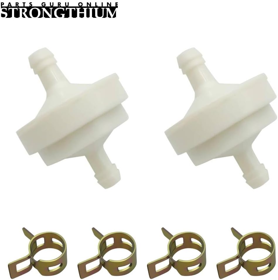Filtro de combustible de gas en línea ID de 14 de pulgada para Briggs Stratton Craftsman Toro 394358s 56679 394358 394358S 7014359YP 56679MA x2 con
