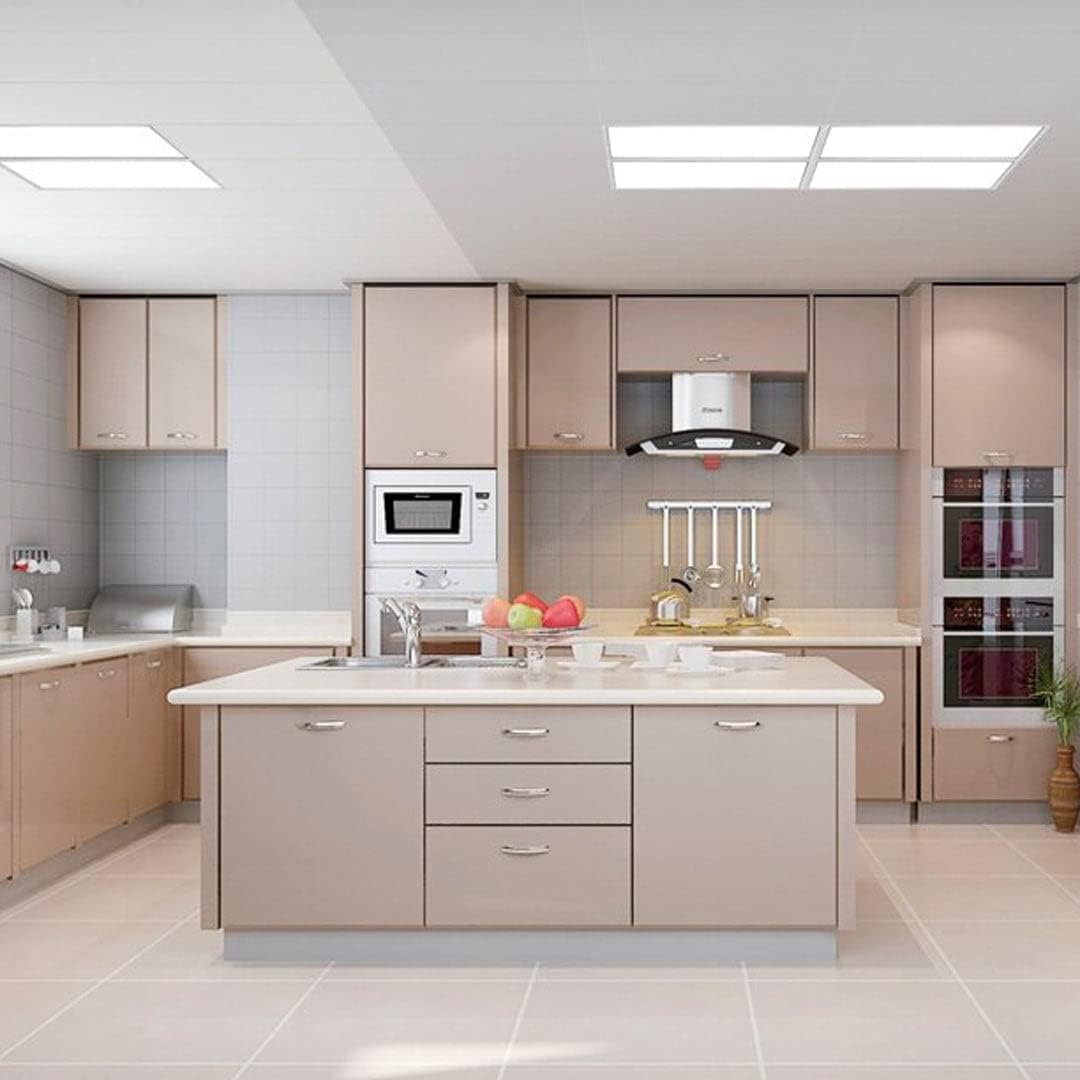 LEDMyplace – Panel de luz LED 2 x 4 con 2 unidades, 72 W, 4000 K, lámpara LED de techo caído con 9000 lm, retroiluminación plana, regulable,