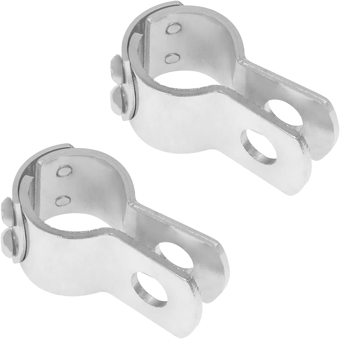 YHMTIVTU Abrazaderas de clavija de pie de motocicleta para reposapiés de carretera 1.260 in1.25 pulgadas, barras de choque soportes de montaje para
