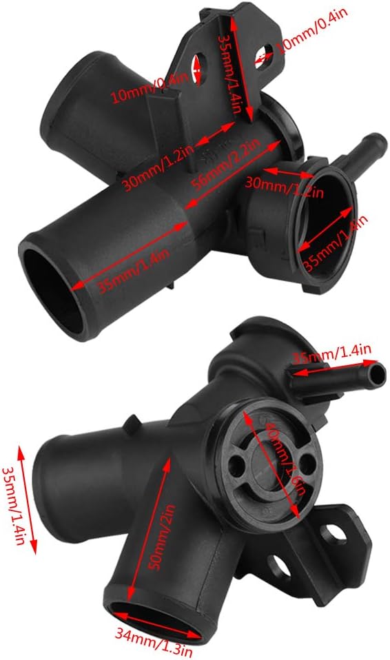 21501-9HA0A Cuello de relleno de radiador en línea, cuello de relleno de radiador de automóvil Keenso Brida de salida de agua para Nissan Altima