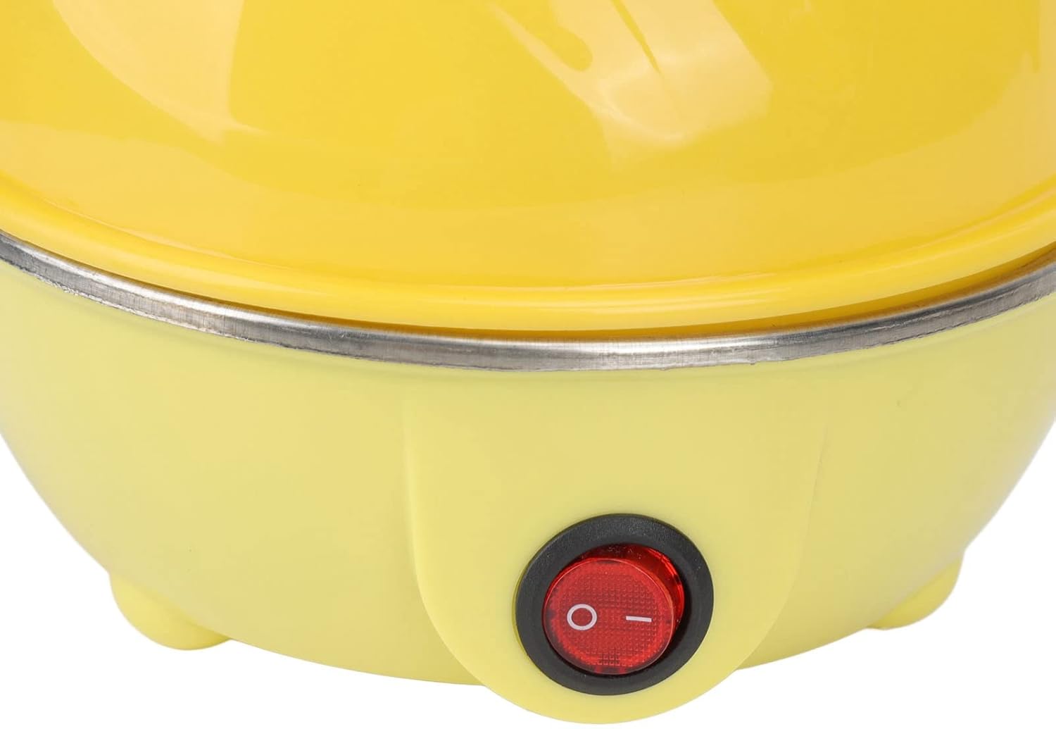 Jeanoko Olla rápida para huevos, olla multifuncional para huevos con capacidad de 7 huevos, apagado automático, forma de pollo para desayuno, huevos