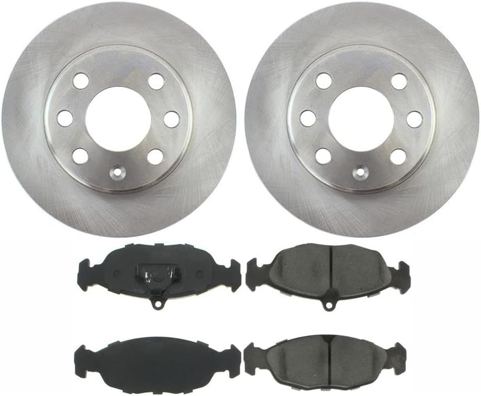 Front Brake Pads and Rotors Brake Disc Rotors Metallic Pads Fits Chevy 1994-2010 Fits Chevy Monza 2003