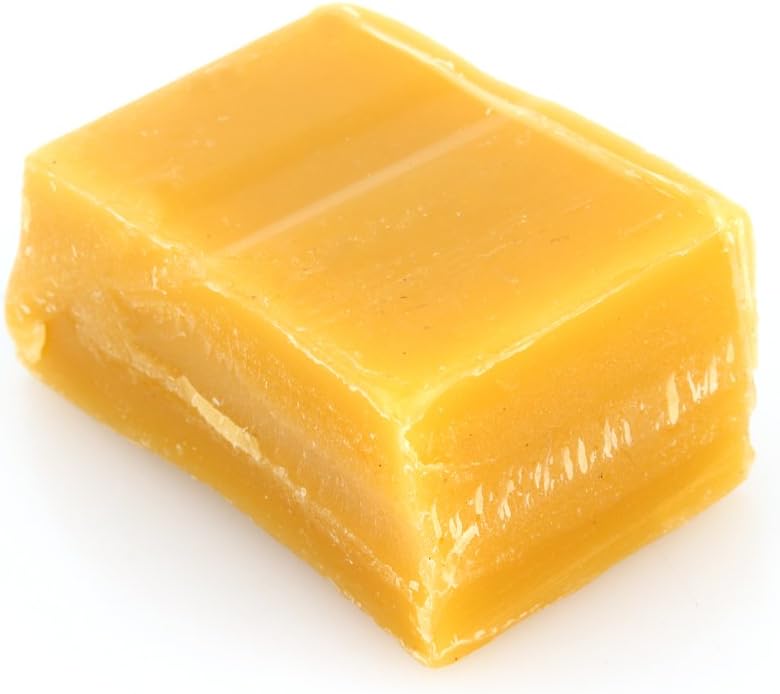 Artesanía pura orgánica del amarillo de la cera de abejas del grado cosmético de las velas del jabón de la cera pura