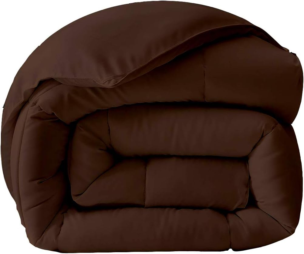 100% algodón egipcio de 600 hilos, tamaño King de gran tamaño (116 x 98 pulgadas), 1 caja de edredón cosida con 4 pestañas en las esquinas, 300 GSM,