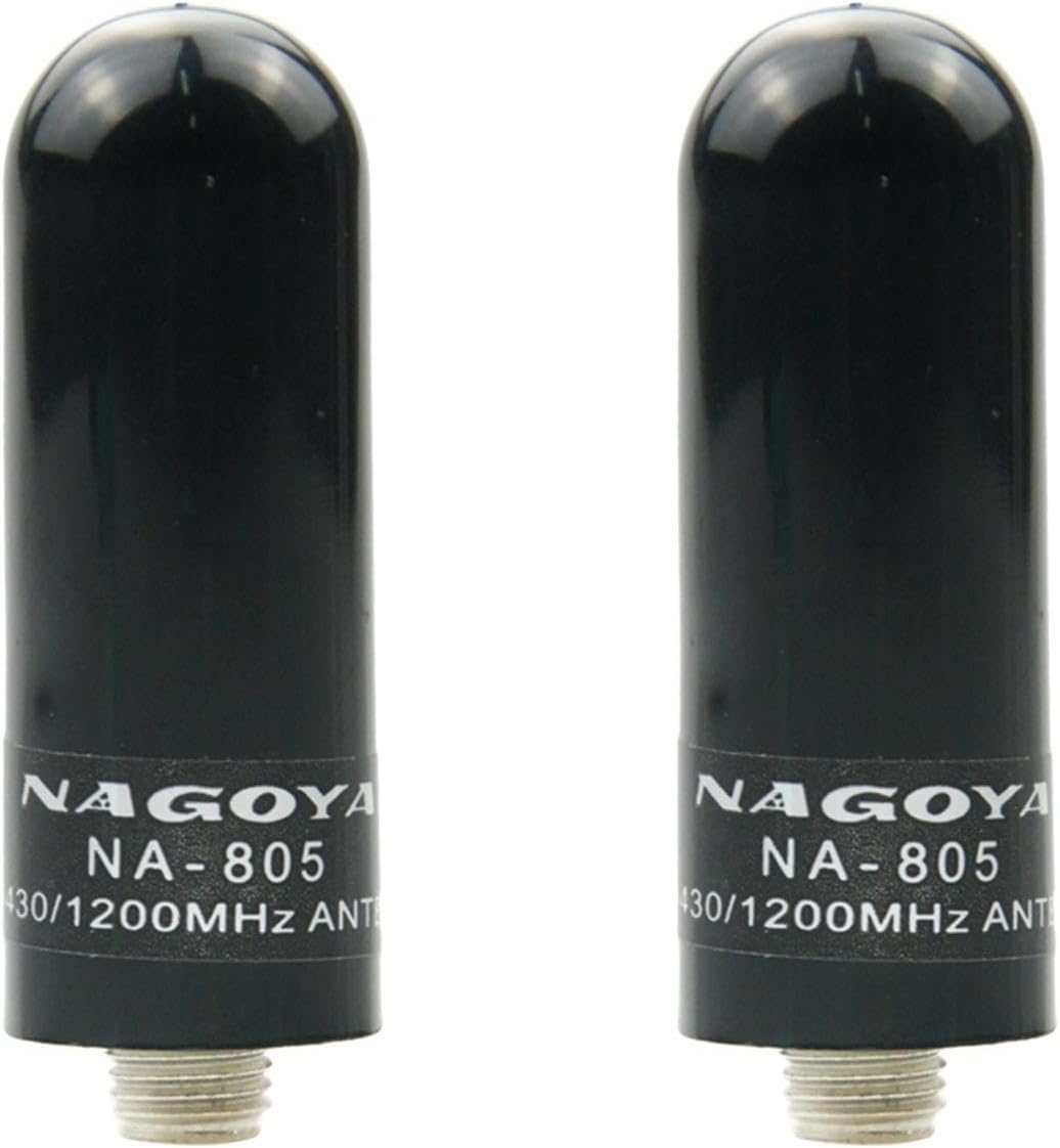 NA-805 Antena corta universal Walkie Talkie VHFUHF 1364301200MHz SMA-Hembra Antena de repuesto para radios PUXING Retevis Kenwood HYT (2 unidades)