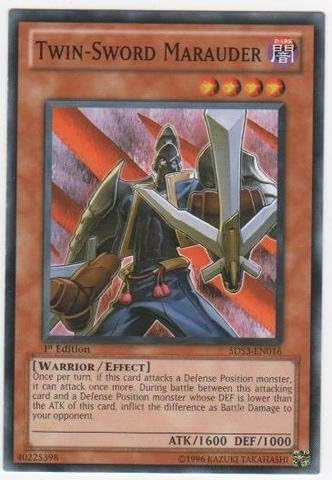 Yu-Gi-Oh! – Twin-Sword Marauder (5DS3-EN016) – Baraja de inicio Caja de herramientas Duelista – 1 Edición – Común