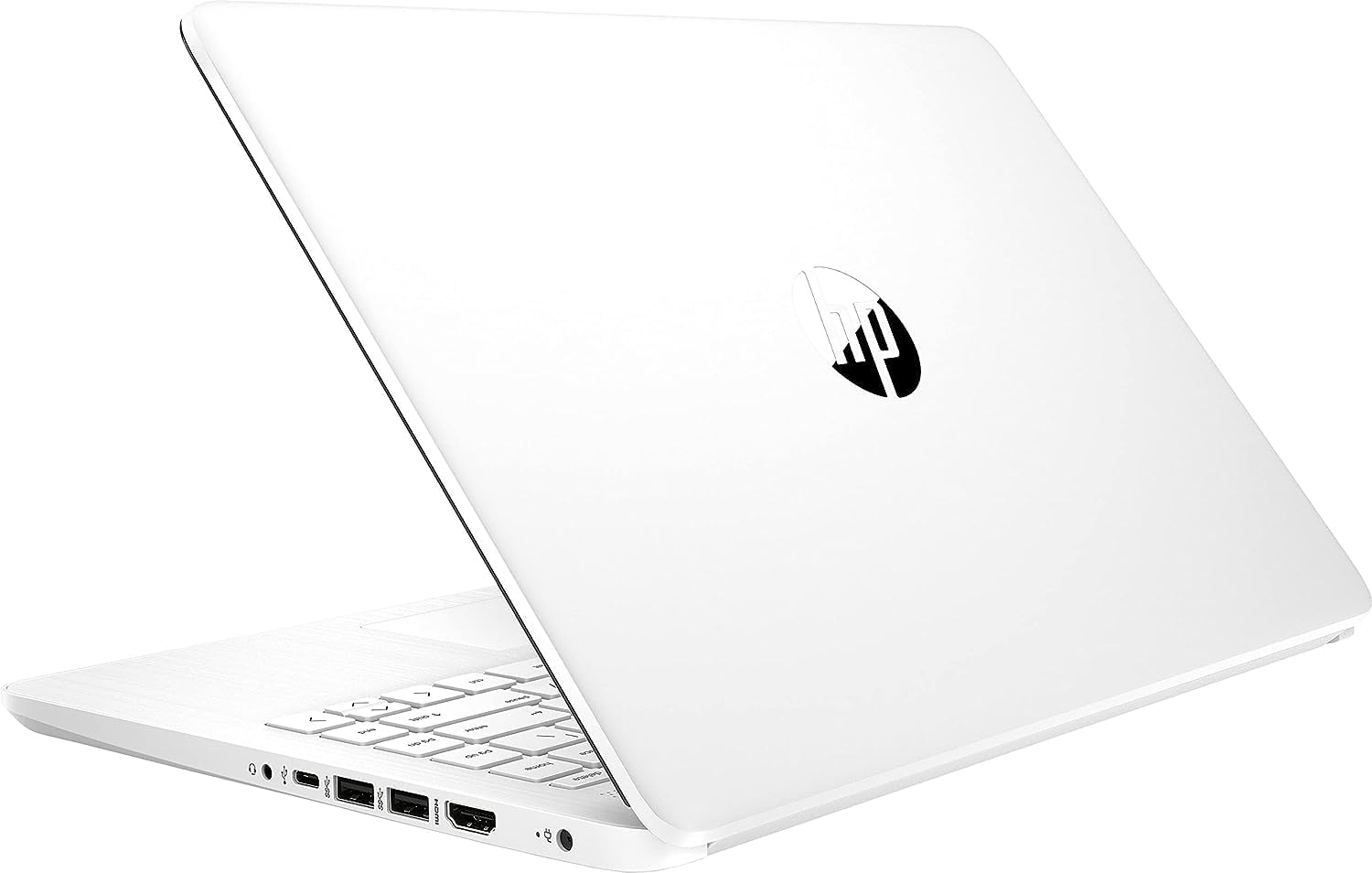 HP Laptop ultraligera de 14 pulgadas para estudiantes y negocios, Intel Quad-Core N4120, 16 GB de RAM, 128 GB de almacenamiento (64 GB eMMC + 64 GB