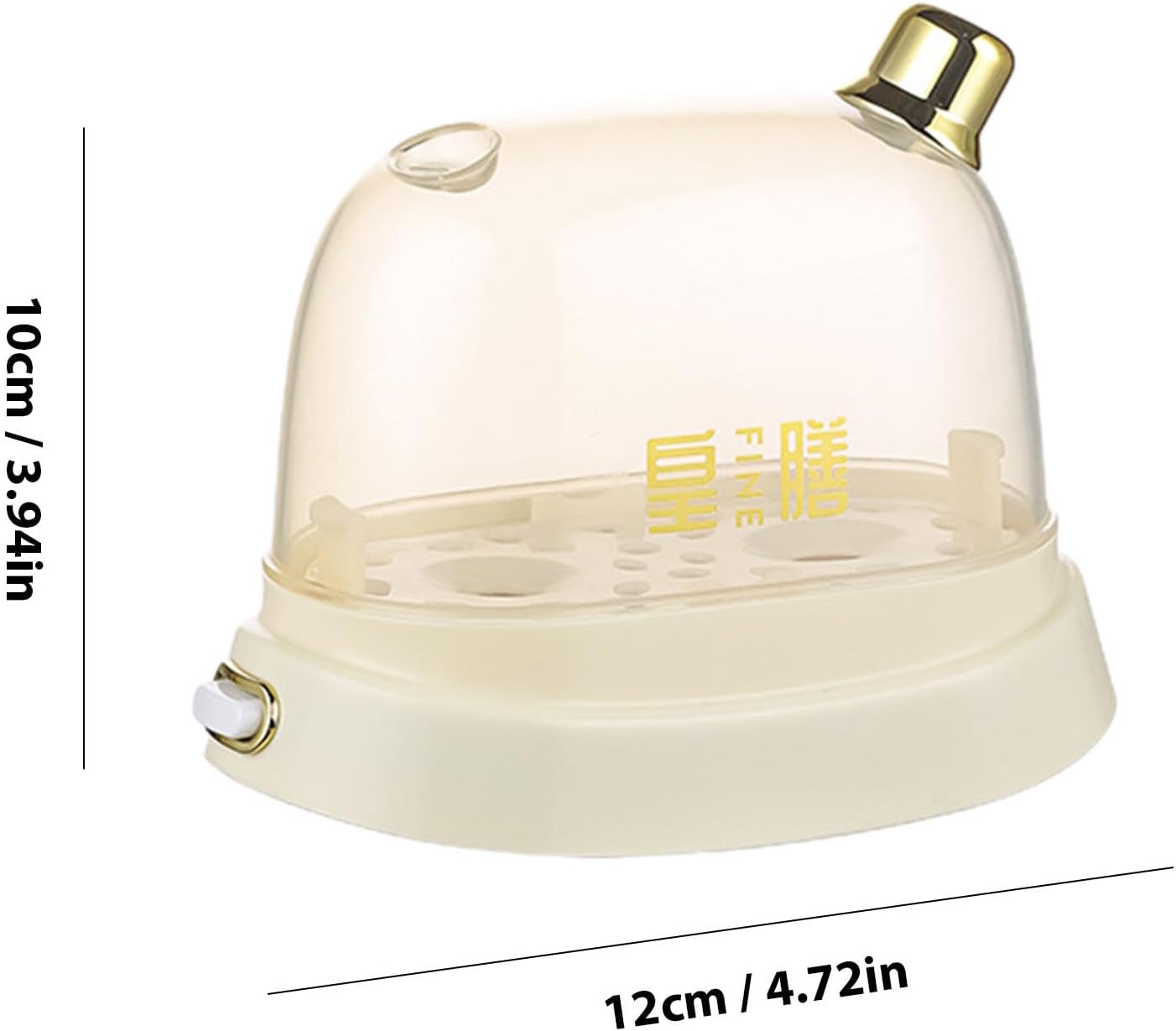 Cocina eléctrica para huevos, vaporizador eléctrico de huevos de 220 V 120 W, olla eléctrica para huevos con capacidad para 2 huevos, temporizador