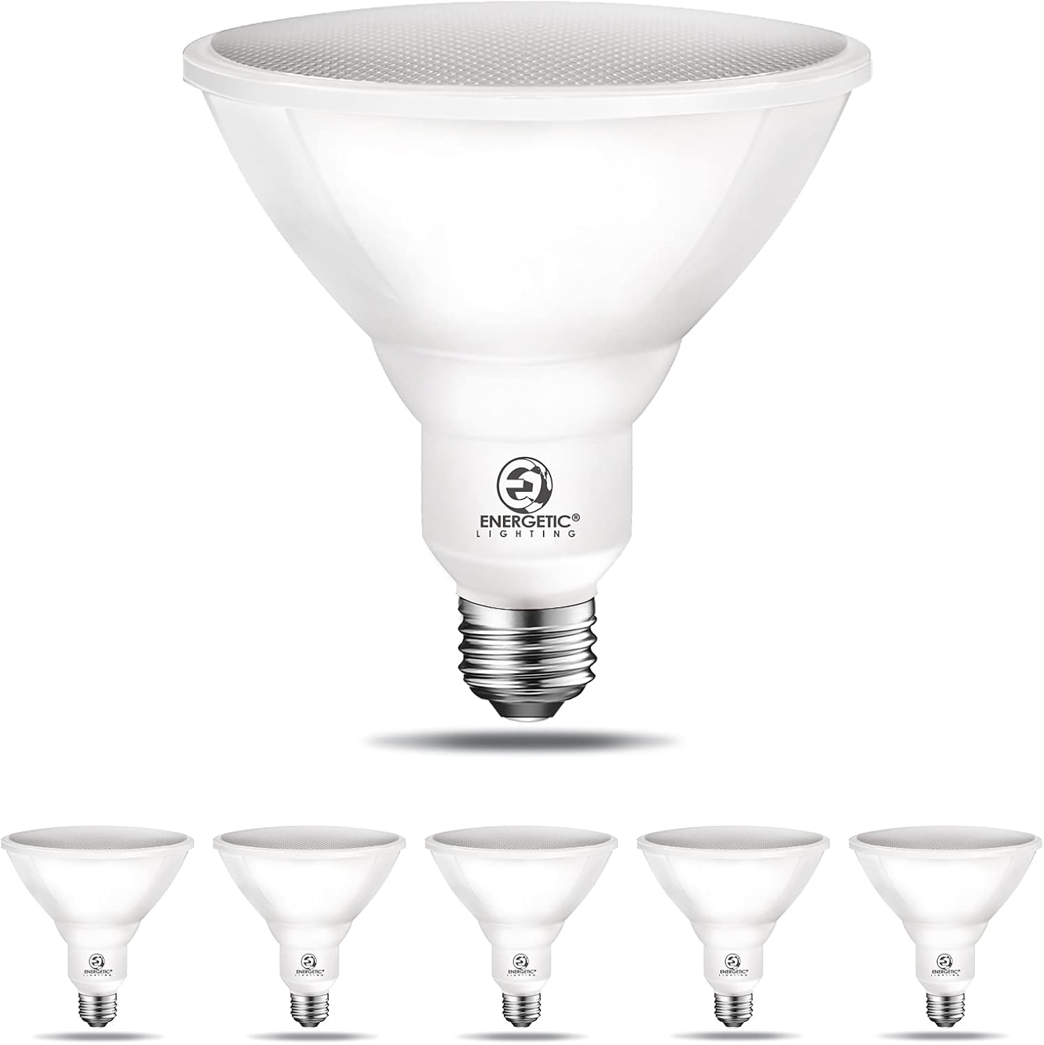 Energetic – Luz de inundación LED Par38 para exteriores, 11 W  90 W, 900 lm, luz diurna de 5000 K, base E26, no regulable, bombilla impermeable,