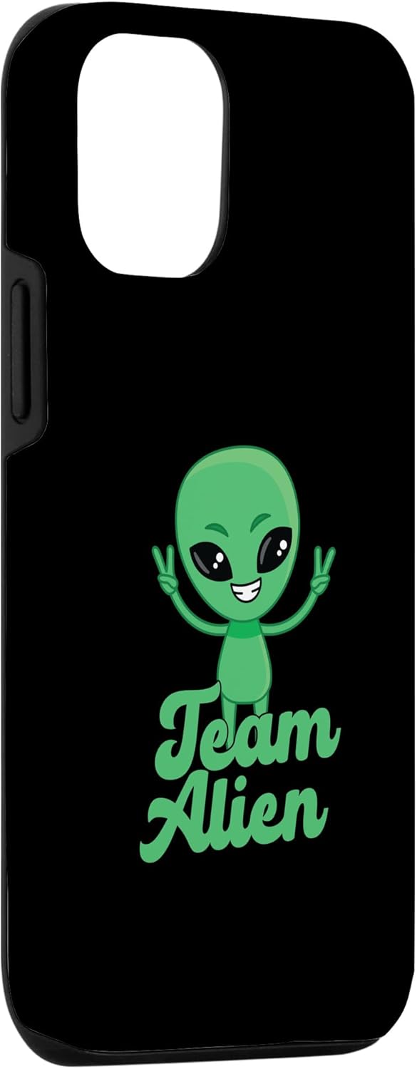 iPhone 13 Pro para Alien Aliens Lovers Green Alien Meme Team Alien Skin Case