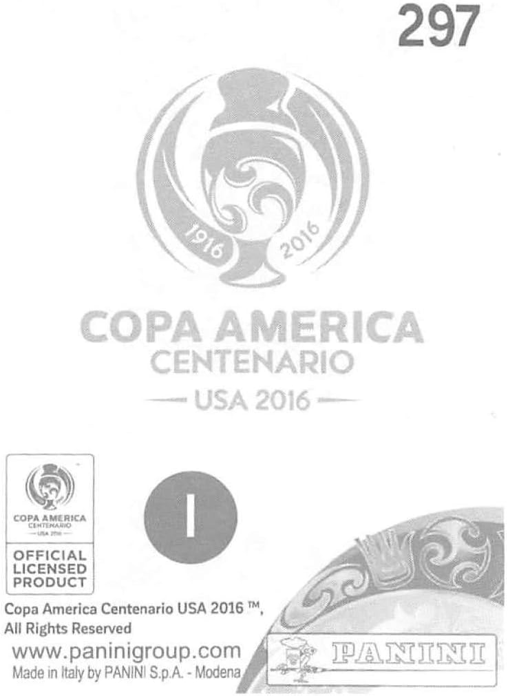 2016 Panini Copa America Centenario Soccer Sticker #297 Josef Martinez 2 Inch wide X 3 inch tall album sticker