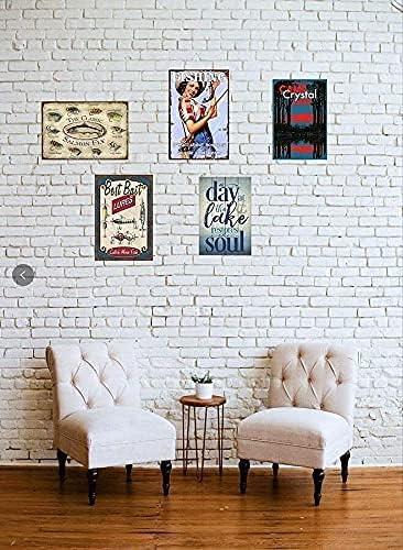 Cartel divertido para decoración de pared con diseño de gato para baño, póster retro para bar, hogar, baño, 6 x 8 pulgadas