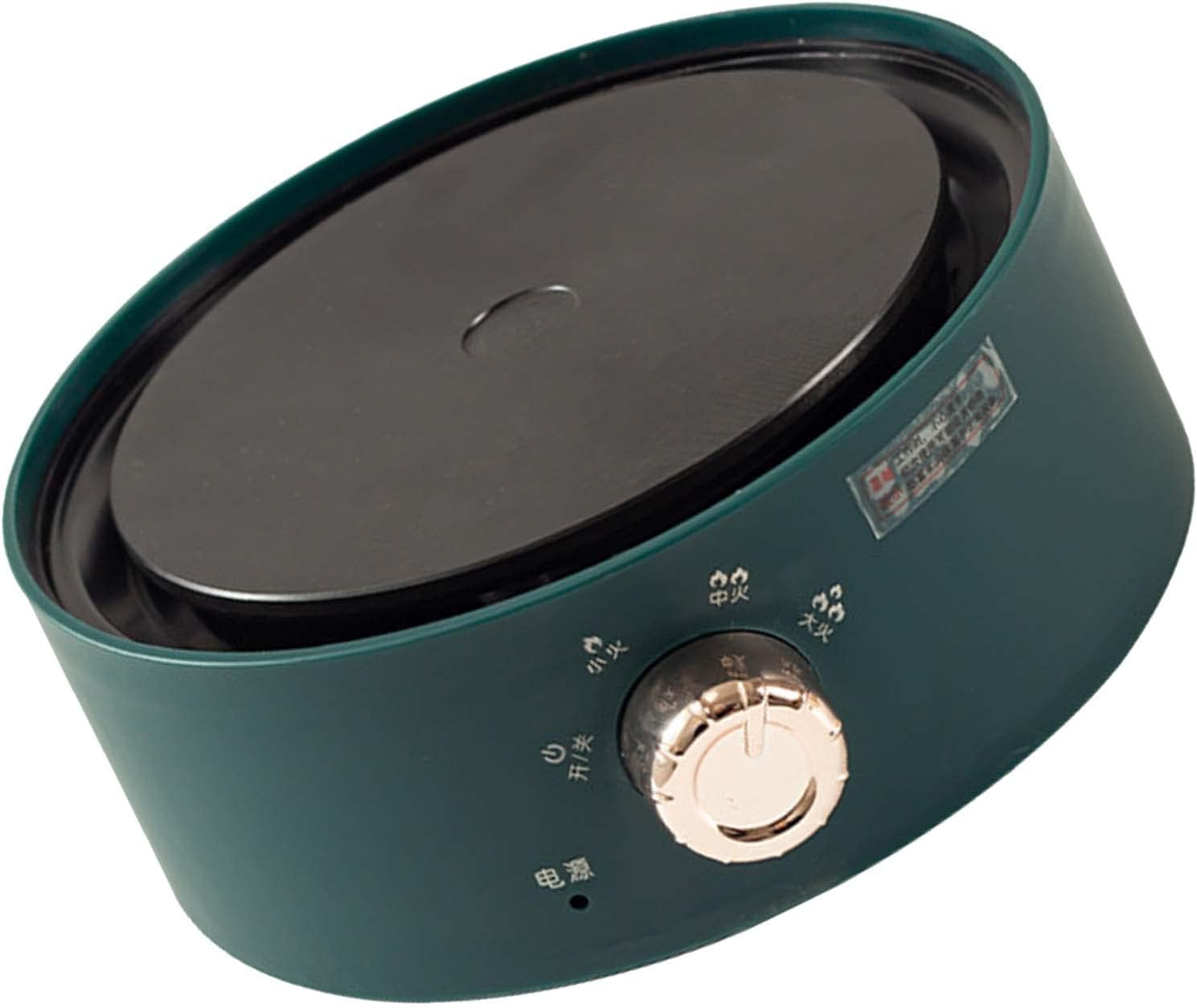 Mini estufa eléctrica, placa caliente pequeña, calefacción vertical de 360 grados, placa caliente portátil para encimera para el hogar, café, té,