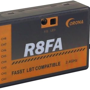 Receptor Corona R8FA 2.4Ghz 8CH FASST HV receptor compatible con FUTABA FASST Control remoto T6EX T8FG 10CG 14SG 3PM 4PKS para drones RC FPV Receptor Corona R8FA 2.4Ghz 8CH FASST HV receptor compatible con FUTABA FASST Control remoto T6EX T8FG 10CG 14SG 3PM 4PKS para drones RC FPV