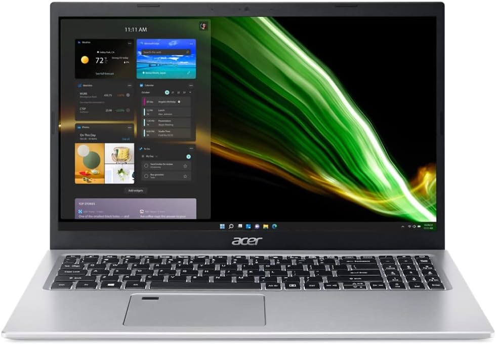 acer Laptop Aspire 5 2023 FHD IPS de 11 generación de 4 núcleos Intel i7-1165G7 Iris Xe Graphics 40GB DDR4 2TB NVMe SSD WiFi AX RJ-45 BT HDMI Webcam