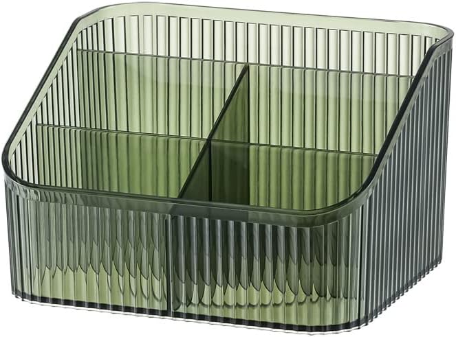 Organizador de maquillaje, caja de almacenamiento de cosméticos, organizador de brochas de maquillaje de gran capacidad, accesorios de tocador,