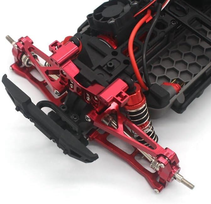 Compatible con piezas de automóvil Hyper GO RC, accesorios de actualización de metal, traje de uso vulnerable con soportes de choque, para automóvil