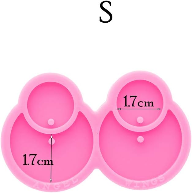 Molde de resina para pendientes, moldes de silicona bohemios, moldes de resina colgantes para aretes, collar de joyería de moda, moldes de silicona