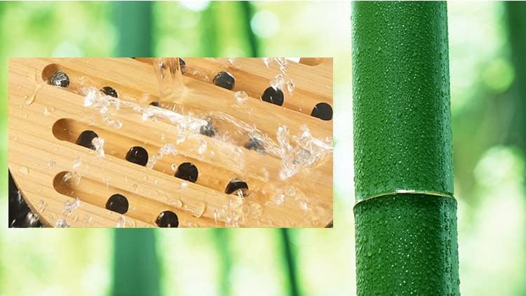 Juego de 4 salvamanteles de bambú resistentes al calor, salvamanteles de bambú natural, soportes de bambú, almohadillas calientes de madera de bambú
