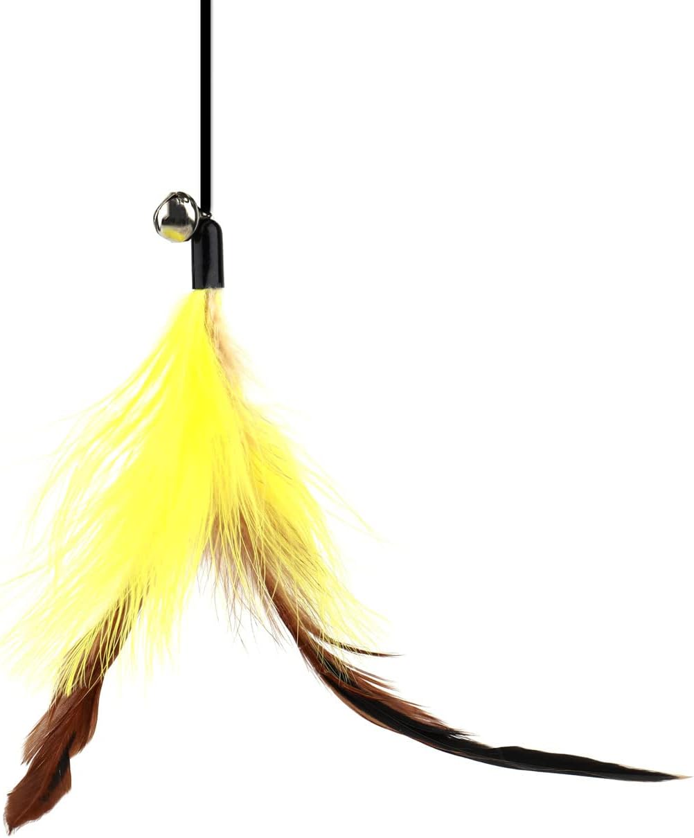 SHENGOCASE Paquete de 10 bolas colgantes de repuesto para árbol de gato, con cintas adhesivas, juguete para gatos para muebles de gato