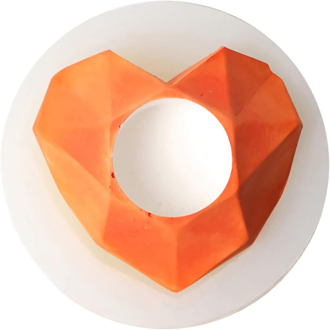 Molde de silicona para plantas suculentas DIY, forma de diamante, para hacer caramelos, chocolate, candelabro, jabón, hielo