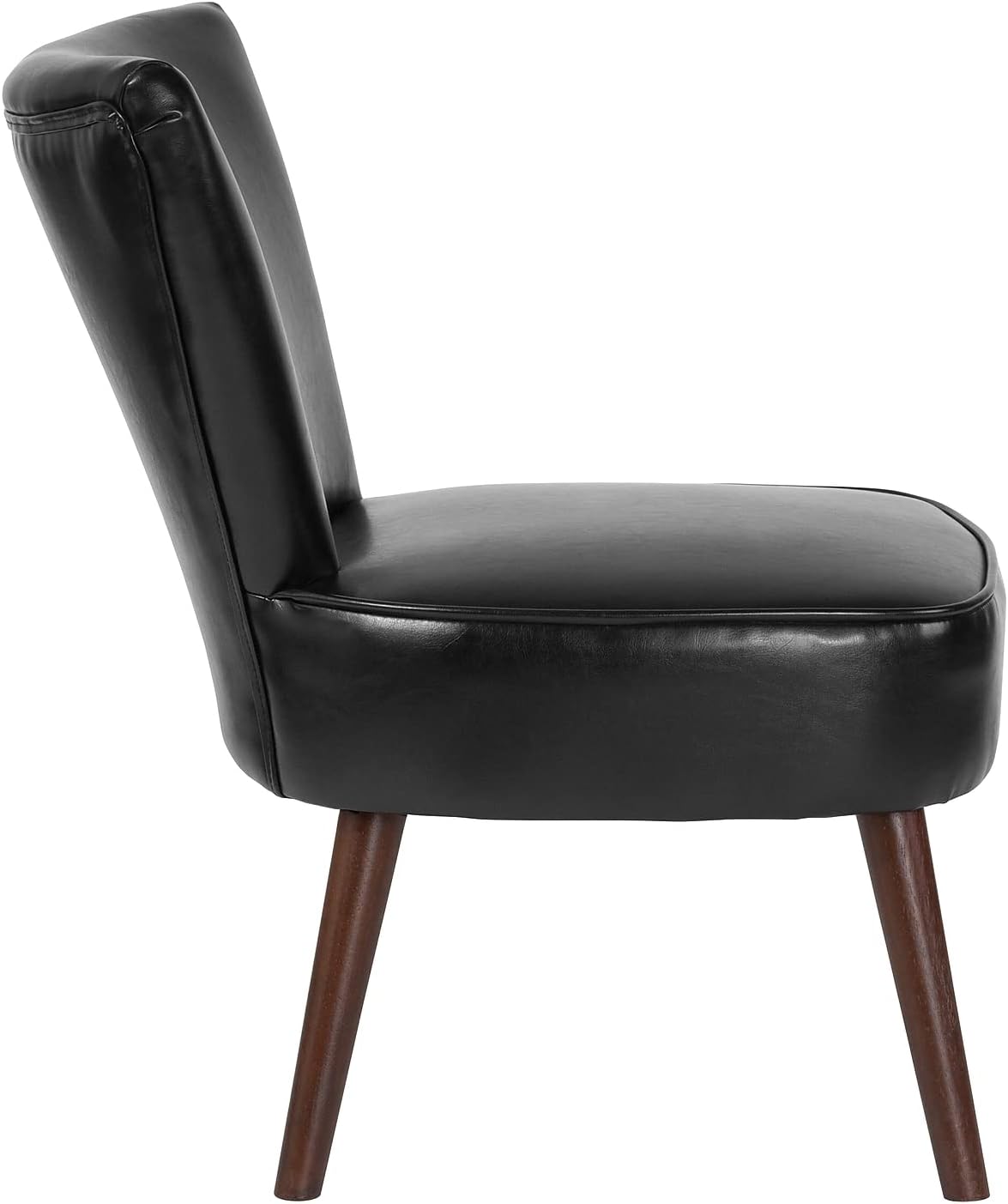 Flash Furniture HERCULES Holloway Series Black LeatherSoft Silla retro