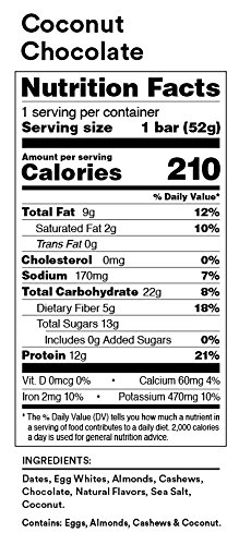 RXBAR Barra de proteínas integral
